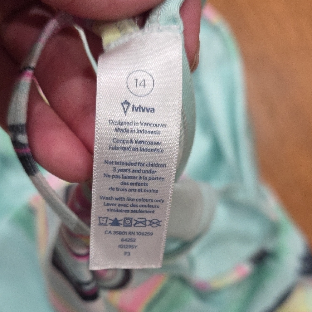 Ivivva Pastel Striped Tank Top - Picture 4 of 4